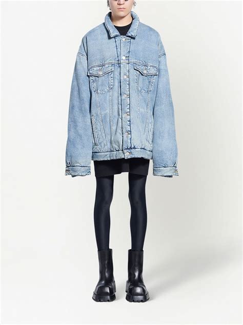 balenciaga jeans jacket sale